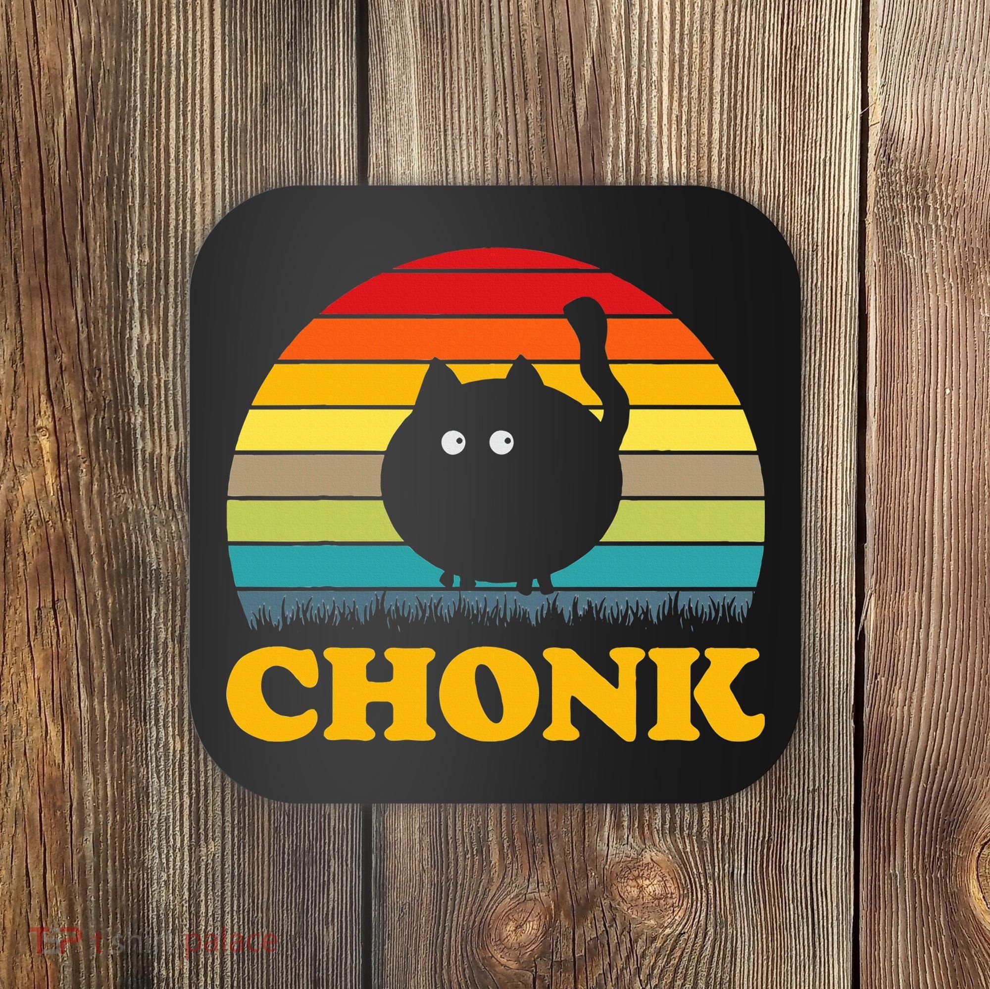 Funny Cat Chonk Coaster