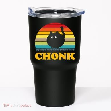 Funny Cat Chonk Tumbler