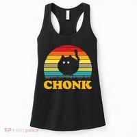 Funny Cat Chonk Women's Tank Top thumb 0