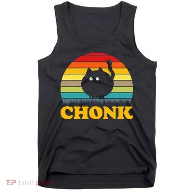 Funny Cat Chonk Tank Top