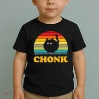 Funny Cat Chonk Toddler T-Shirt thumb 2