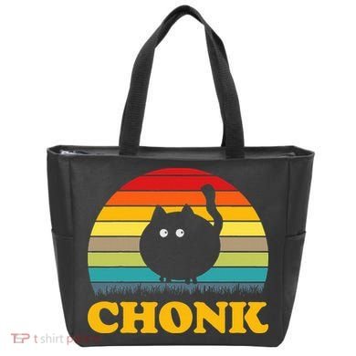 Funny Cat Chonk Tote Bag