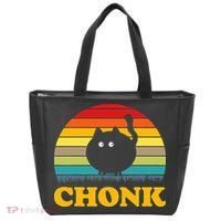 Funny Cat Chonk Tote Bag thumb 0