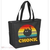 Funny Cat Chonk Tote Bag thumb 2