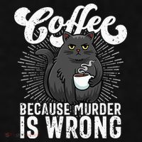 Funny Coffee  Coffee Lover  Cute Cat Ladies PosiCharge Tri-Blend Wicking Tank thumb 2