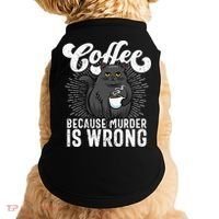 Funny Coffee  Coffee Lover  Cute Cat Doggie Tank thumb 0