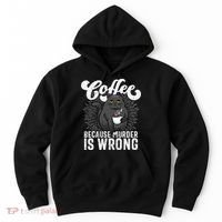 Funny Coffee  Coffee Lover  Cute Cat Hoodie thumb 0