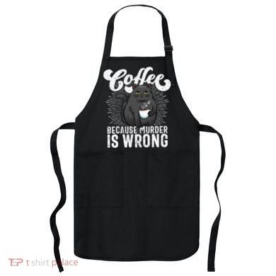 Funny Coffee  Coffee Lover  Cute Cat Apron