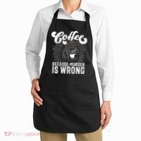 Funny Coffee  Coffee Lover  Cute Cat Apron thumb 2
