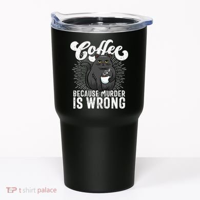 Funny Coffee  Coffee Lover  Cute Cat Tumbler