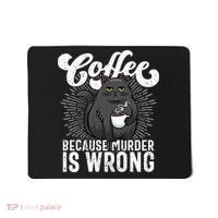 Funny Coffee  Coffee Lover  Cute Cat Mousepad thumb 0