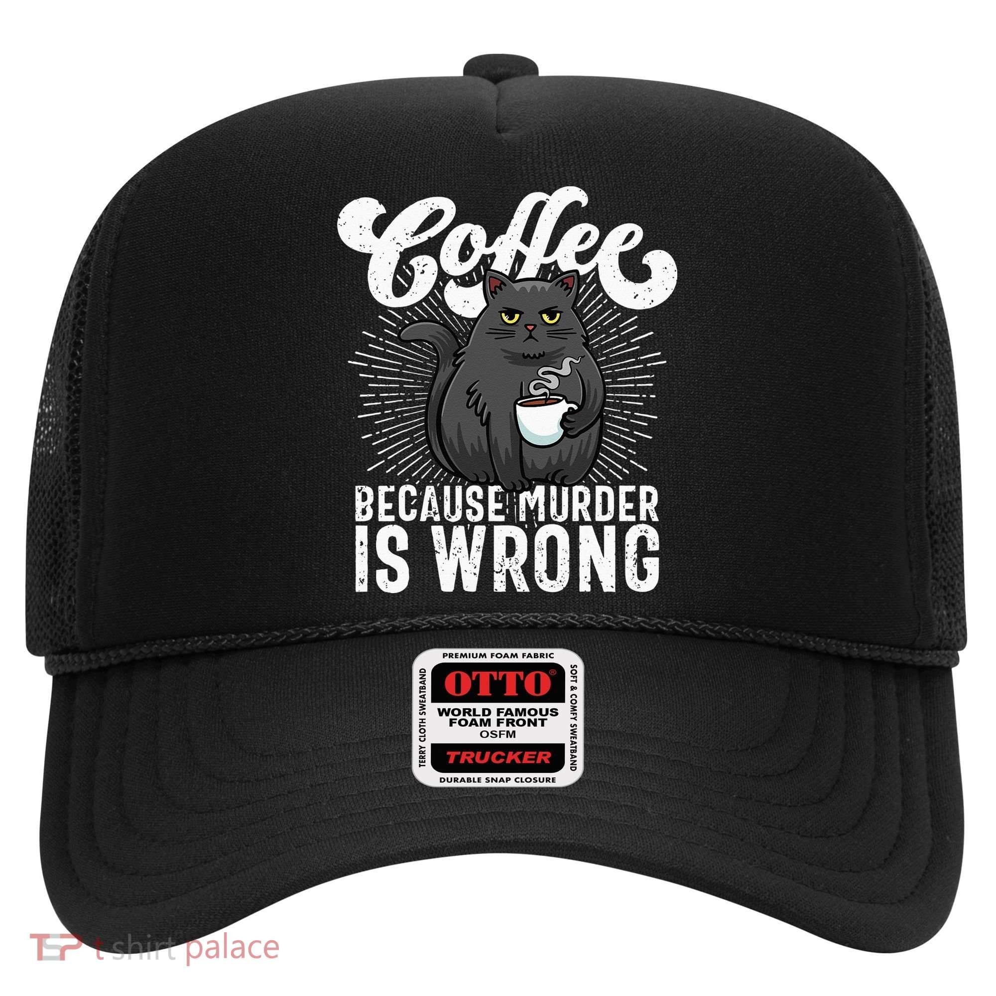 Funny Coffee  Coffee Lover  Cute Cat Hat