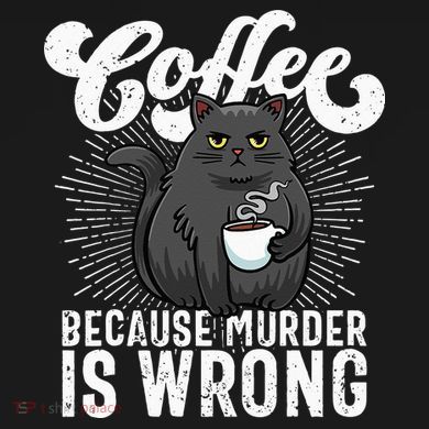 Funny Coffee  Coffee Lover  Cute Cat Short Acrylic Beanie