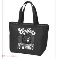 Funny Coffee  Coffee Lover  Cute Cat Tote Bag thumb 3