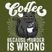 Funny Coffee  Coffee Lover  Cute Cat The Baniff Cuffed Pom Beanie thumb 2