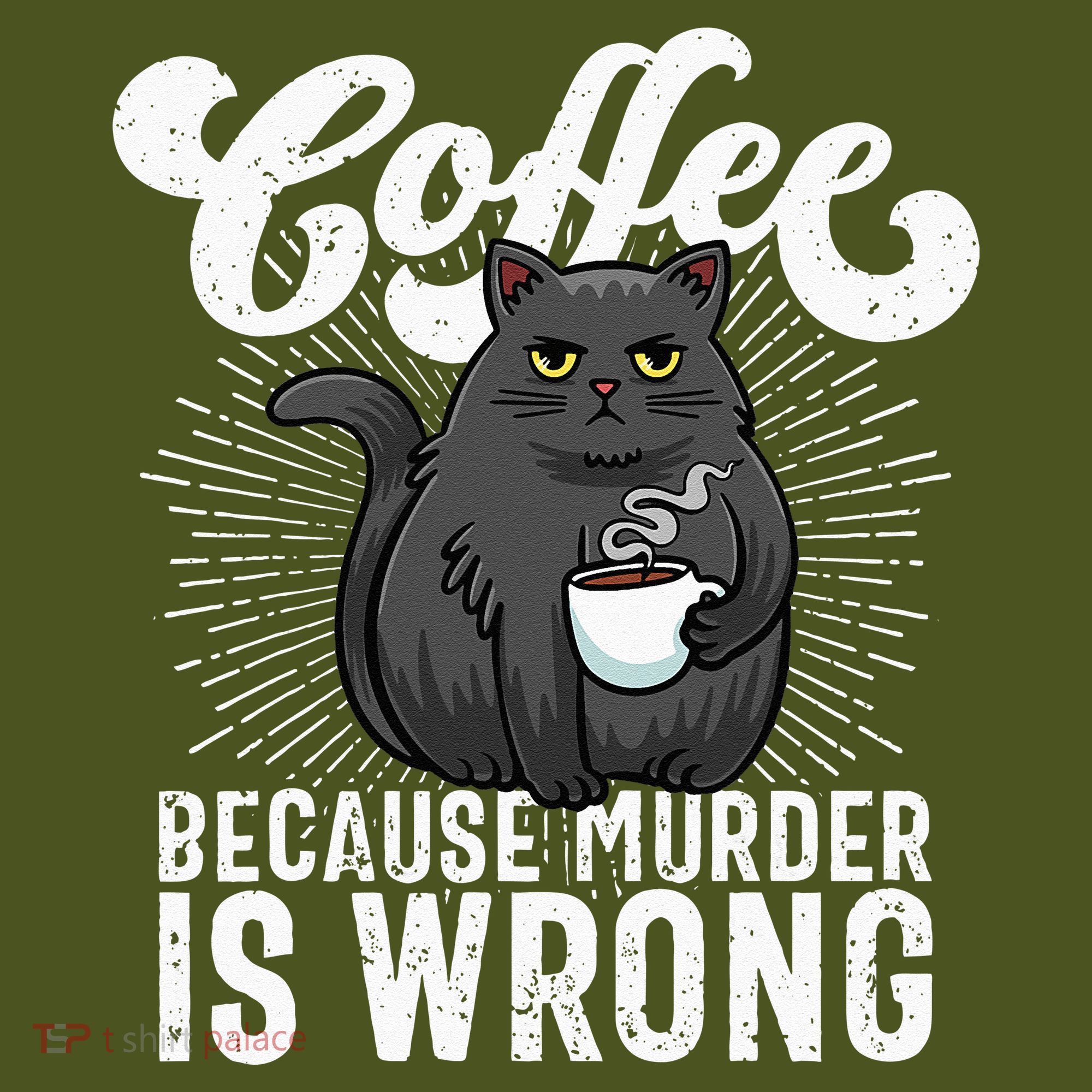 Funny Coffee  Coffee Lover  Cute Cat The Baniff Cuffed Pom Beanie