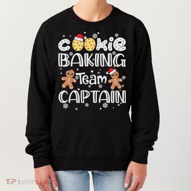 Funny Christmas Cookie Baking Team Captain Gingerbread Xmas Women's Sweatshirt