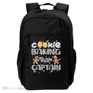 Funny Christmas Cookie Baking Team Captain Gingerbread Xmas Backpack