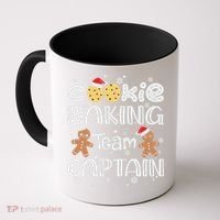 Funny Christmas Cookie Baking Team Captain Gingerbread Xmas Coffee Mug thumb 0
