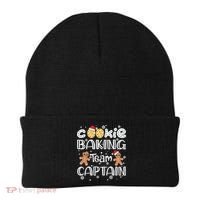 Funny Christmas Cookie Baking Team Captain Gingerbread Xmas Beanie thumb 0