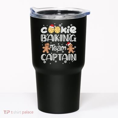 Funny Christmas Cookie Baking Team Captain Gingerbread Xmas Tumbler