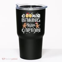 Funny Christmas Cookie Baking Team Captain Gingerbread Xmas Tumbler thumb 0