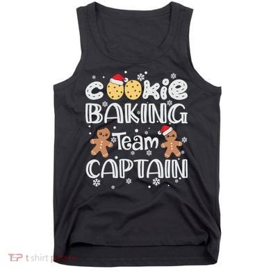 Funny Christmas Cookie Baking Team Captain Gingerbread Xmas Tank Top
