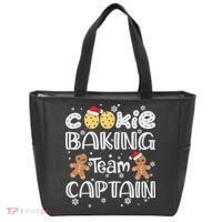Funny Christmas Cookie Baking Team Captain Gingerbread Xmas Tote Bag thumb 0