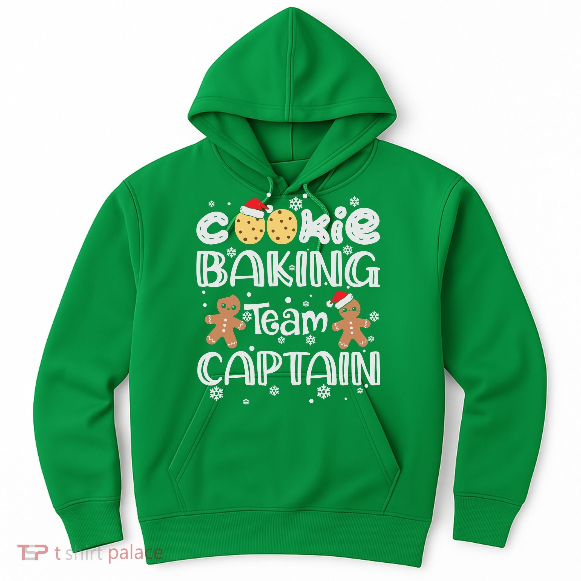 Funny Christmas Cookie Baking Team Captain Gingerbread Xmas Hoodie