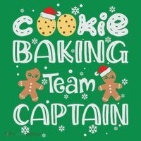 Funny Christmas Cookie Baking Team Captain Gingerbread Xmas Toddler Hoodie thumb 2