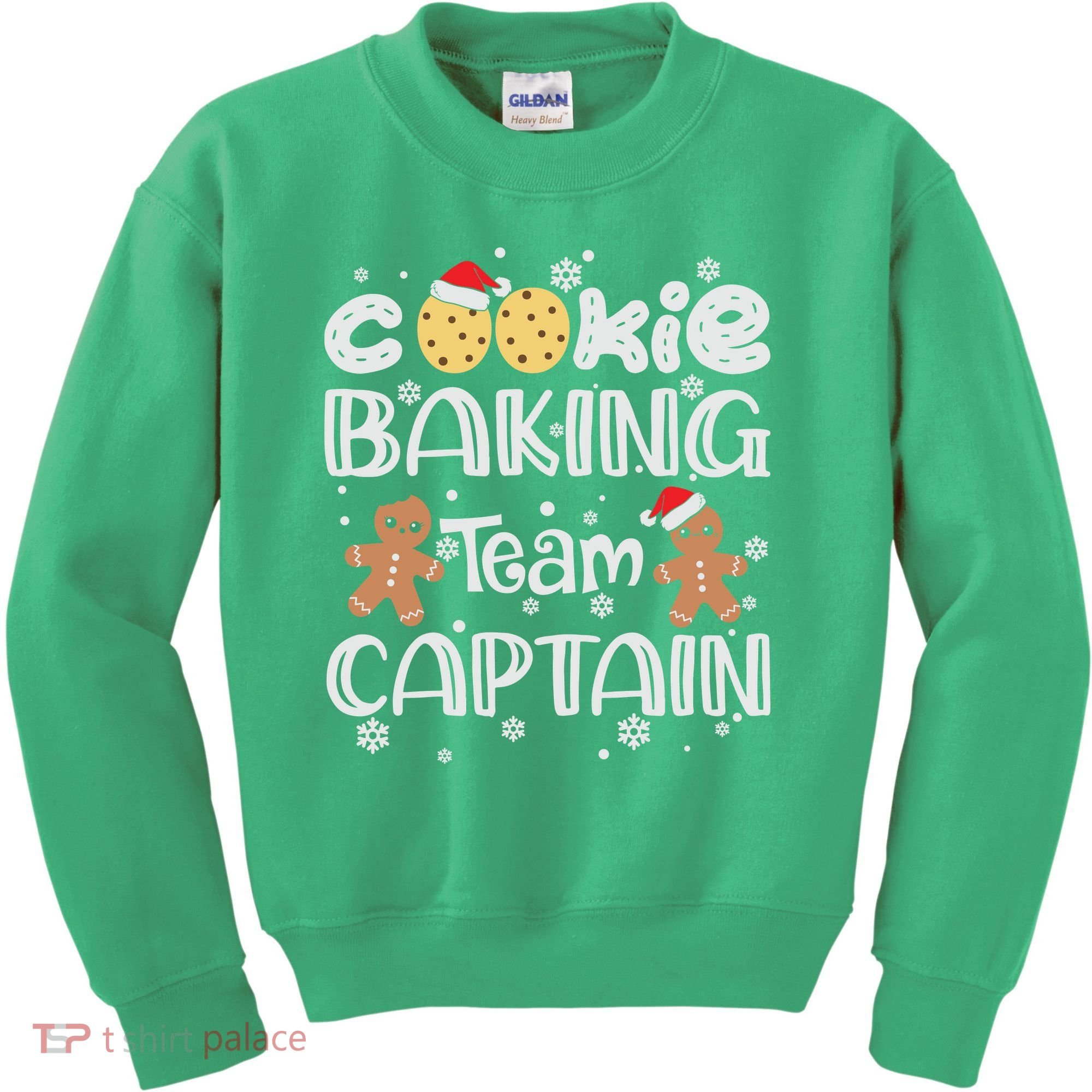 Funny Christmas Cookie Baking Team Captain Gingerbread Xmas Kids Sweatshirt
