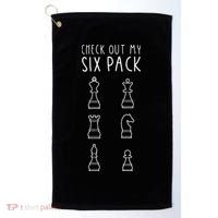 Funny Chess Chess Club Chess Player Chess Lover Chess Golf Towel thumb 0