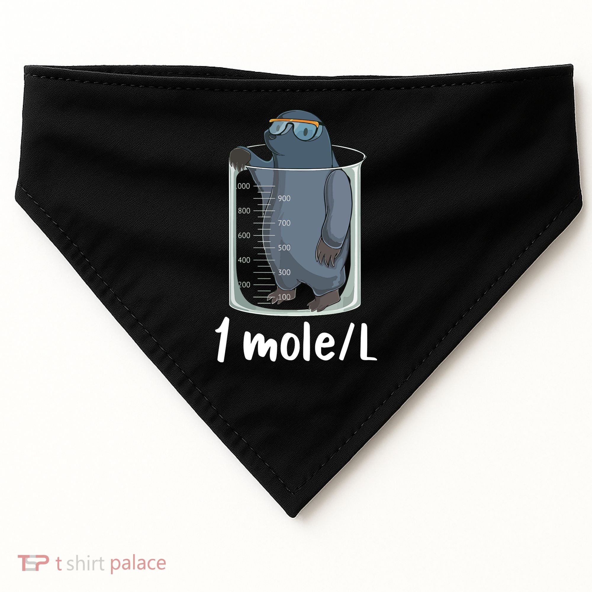 Funny Chemistry Chemist Student Science Teacher Moles Women USA-Made Doggie Bandana