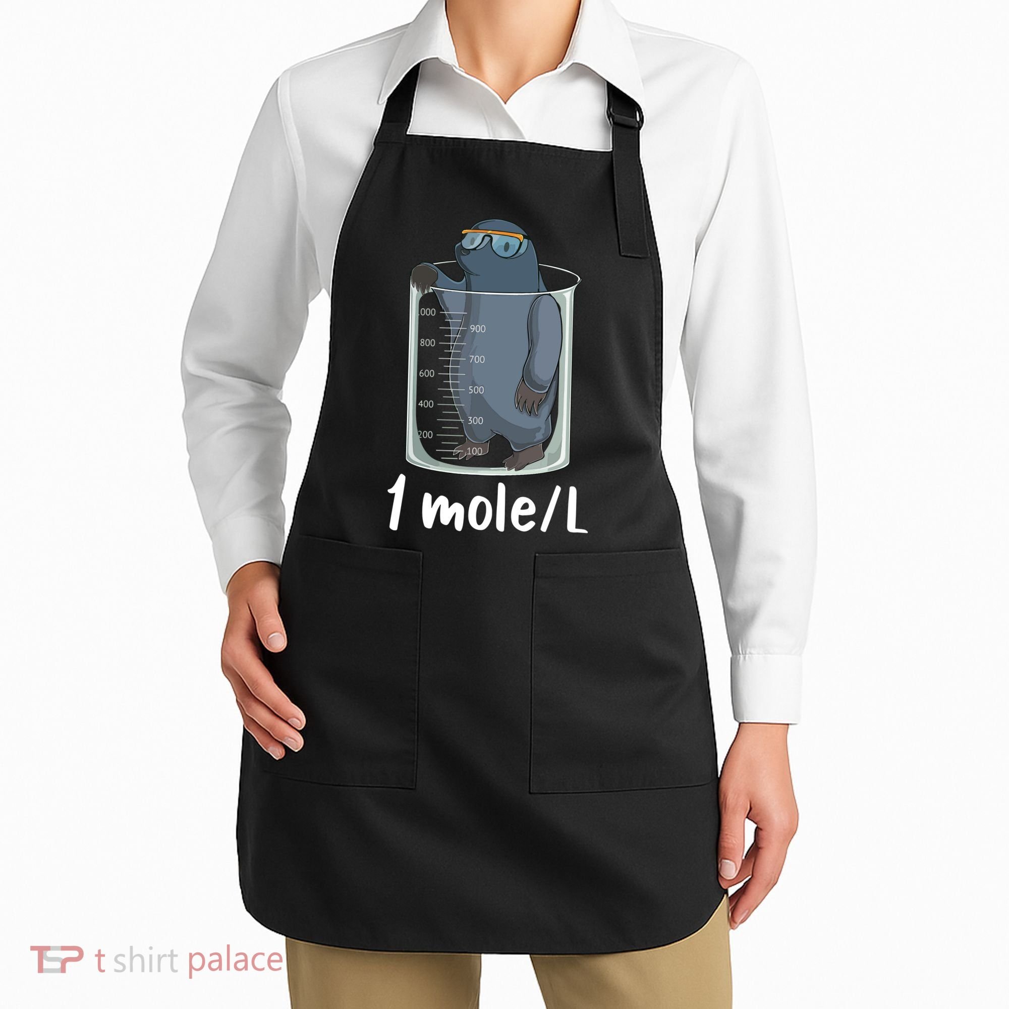 Funny Chemistry Chemist Student Science Teacher Moles Women Apron