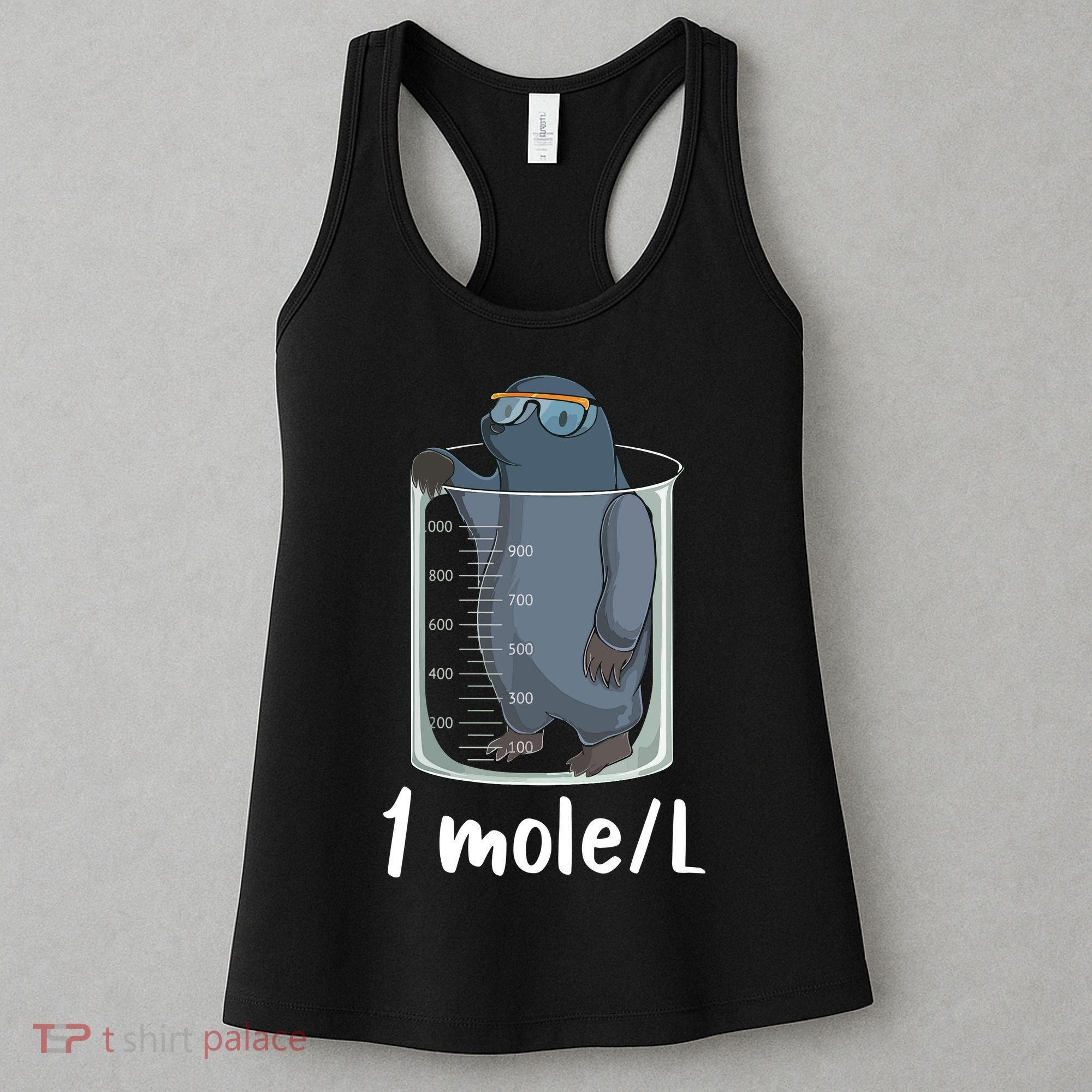 Funny Chemistry Chemist Student Science Teacher Moles Women Women's Tank Top