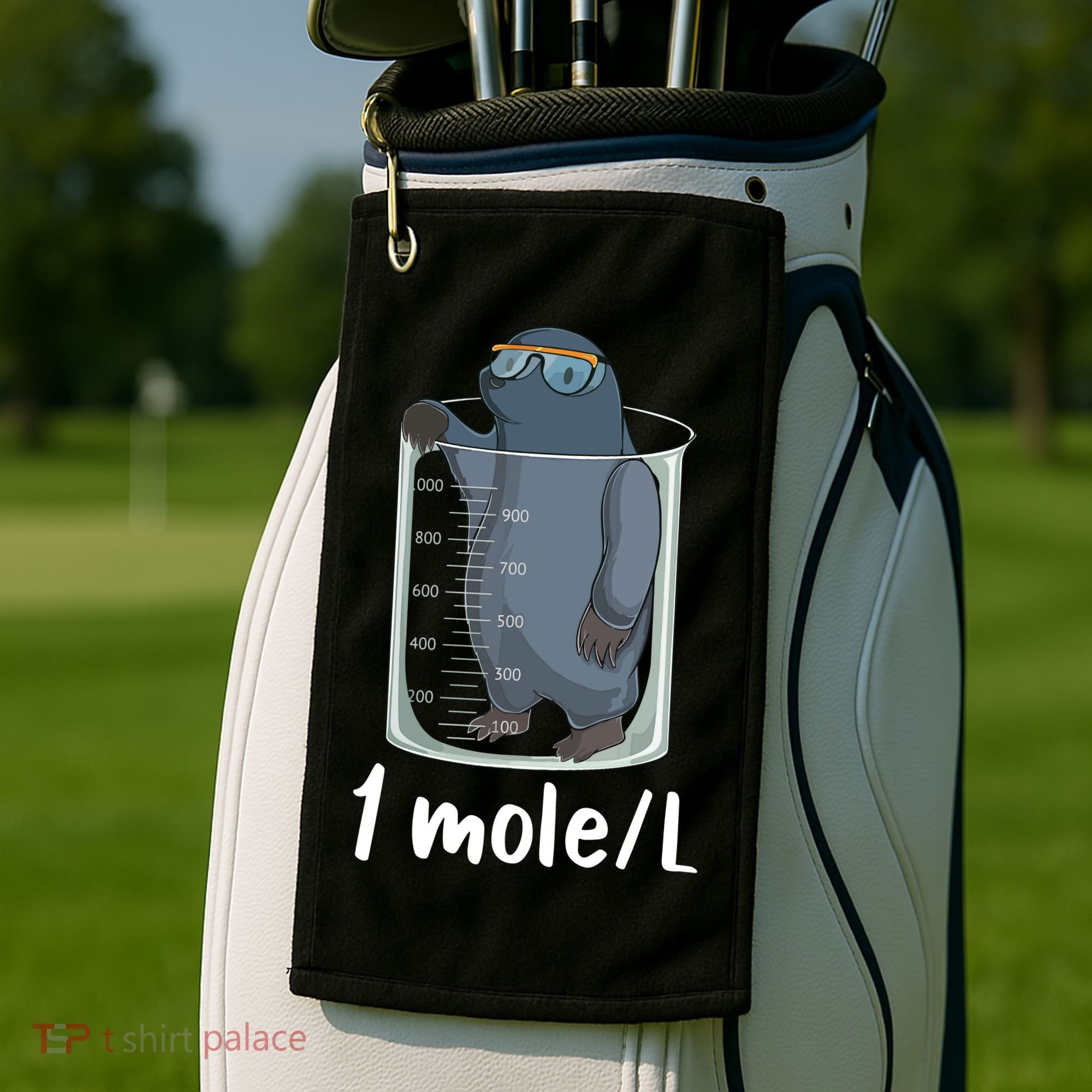 Funny Chemistry Chemist Student Science Teacher Moles Women Golf Towel
