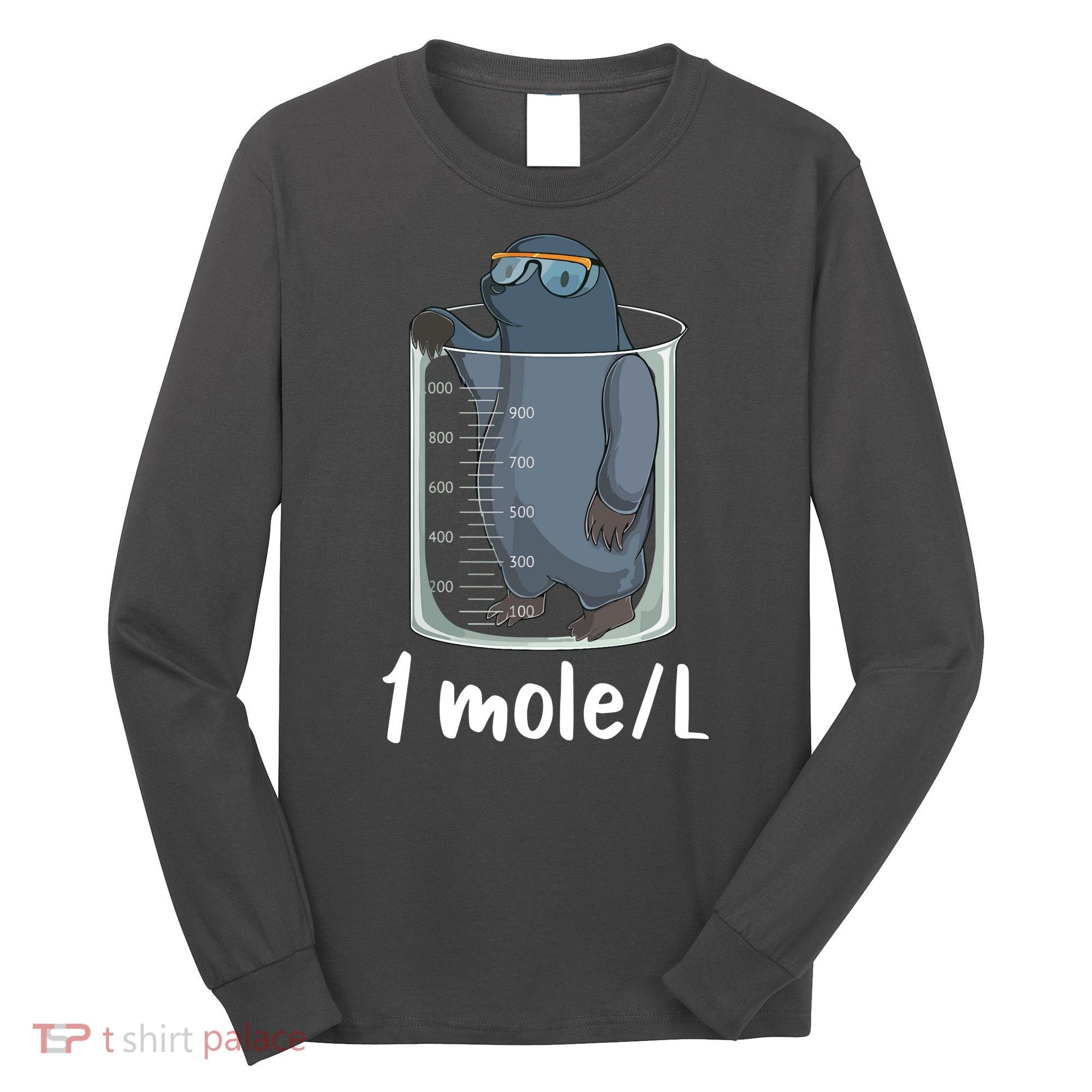 Funny Chemistry Chemist Student Science Teacher Moles Women Long Sleeve Shirt