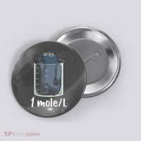 Funny Chemistry Chemist Student Science Teacher Moles Women Button thumb 0