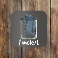 Funny Chemistry Chemist Student Science Teacher Moles Women Coaster thumb 0