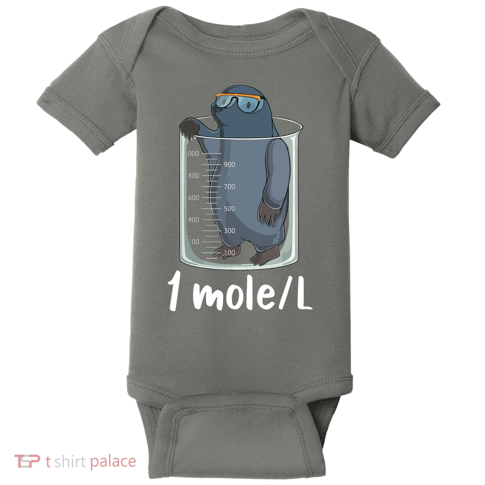 Funny Chemistry Chemist Student Science Teacher Moles Women Baby Bodysuit