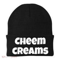Funny Cheem Creams Novelty Gag Fun Social Media Humor Beanie thumb 0
