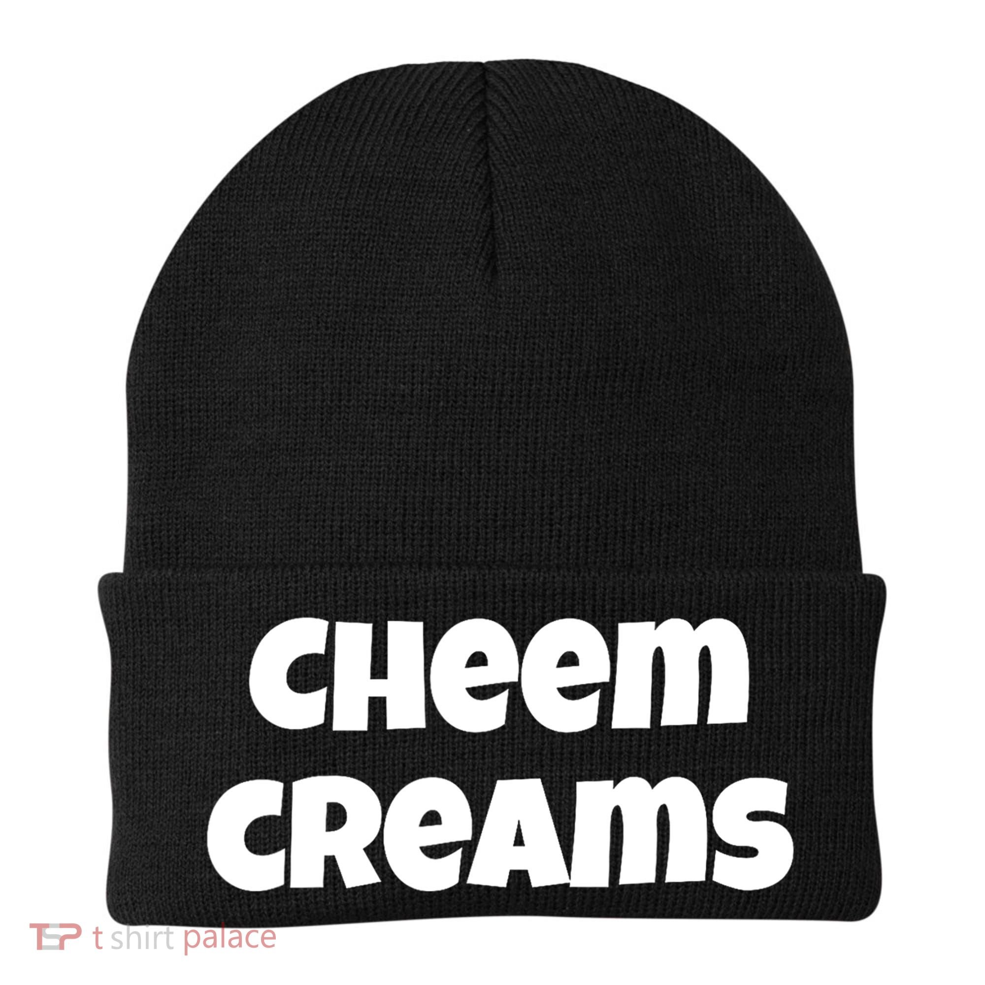 Funny Cheem Creams Novelty Gag Fun Social Media Humor Beanie