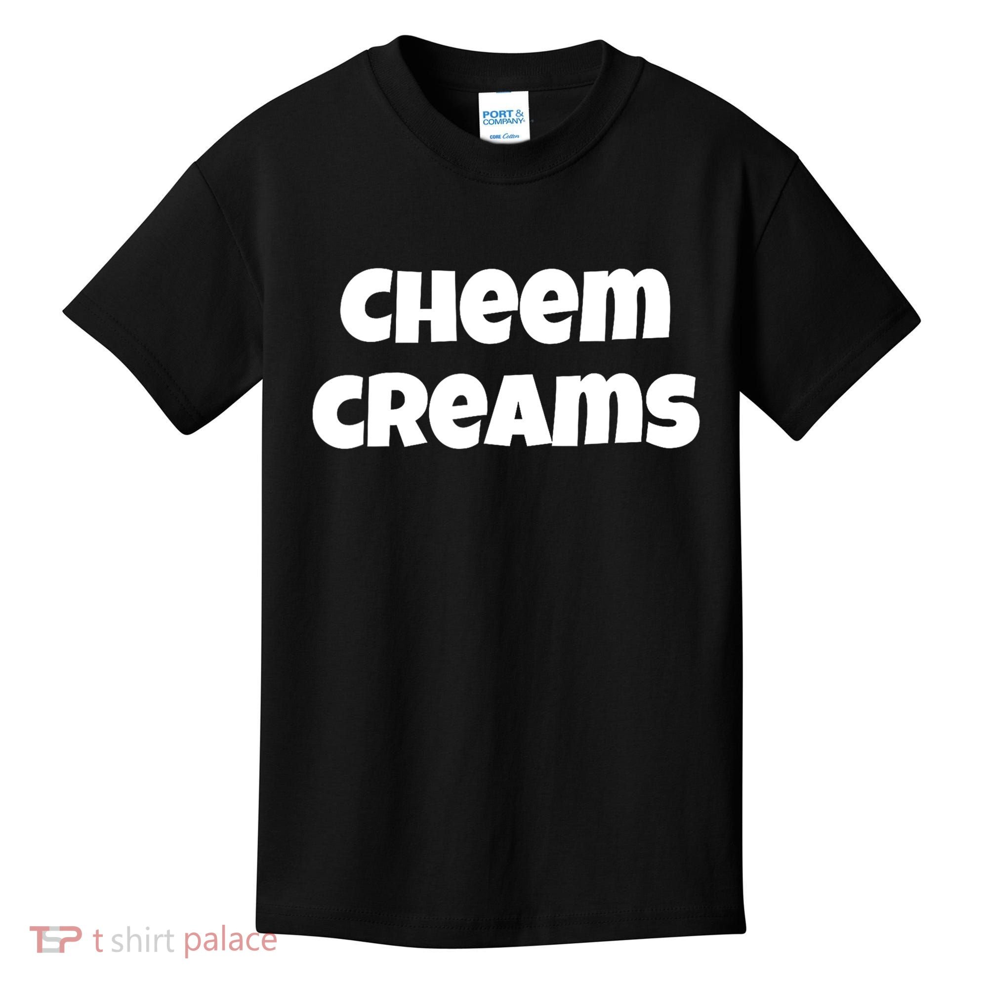 Funny Cheem Creams Novelty Gag Fun Social Media Humor Kids T-Shirt