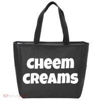 Funny Cheem Creams Novelty Gag Fun Social Media Humor Tote Bag thumb 0