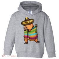 Funny Capybara Cinco De Mayo Rodent Dab Mexican Gift Toddler Hoodie thumb 0