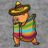 Funny Capybara Cinco De Mayo Rodent Dab Mexican Gift Toddler Hoodie thumb 2