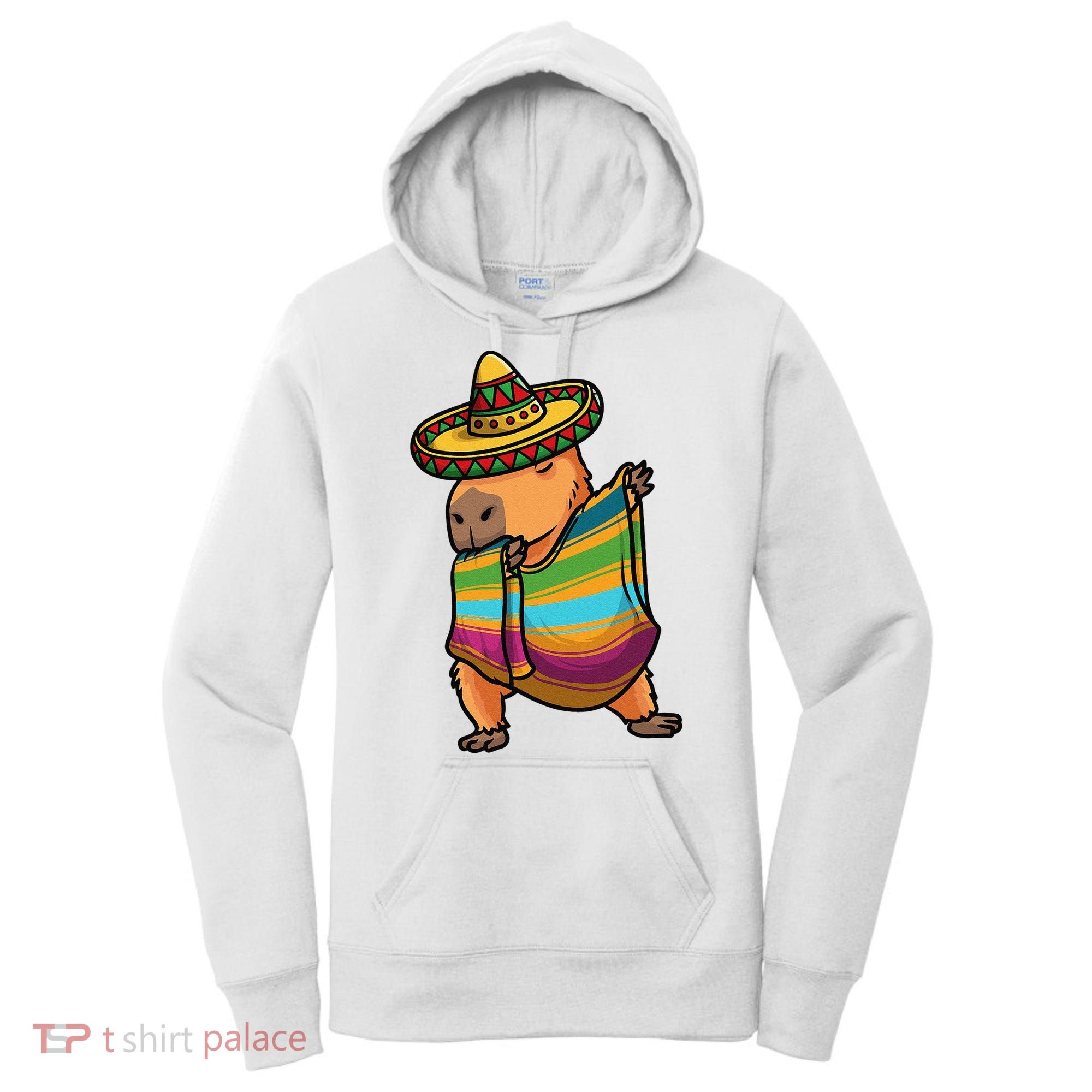Funny Capybara Cinco De Mayo Rodent Dab Mexican Gift Women's Hoodie