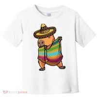 Funny Capybara Cinco De Mayo Rodent Dab Mexican Gift Toddler T-Shirt thumb 0