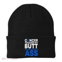 Funny Colon Cancer Survivor Cancer Awareness Ribbon Beanie thumb 0