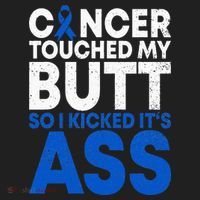 Funny Colon Cancer Survivor Cancer Awareness Ribbon Beanie thumb 2